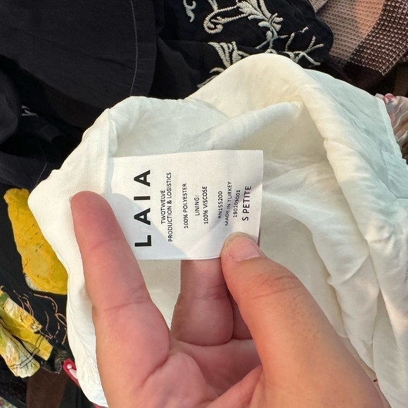 NEW Anthropologie Floral Lace Skirt Size Small Petite - Picture 5 of 6